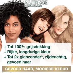 Garnier Nutrisse Crème Permanente Haarverf 4.6 Diep Rood Middenbruin