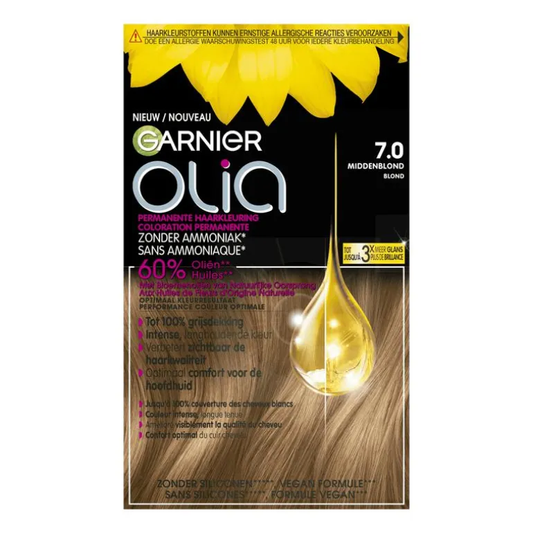 Garnier Olia Permanente Haarverf 7.0 Blond