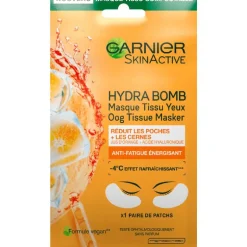 Garnier SkinActive Hydra Bomb Oog Sheet Masker Sinaasappel + Hyaluron