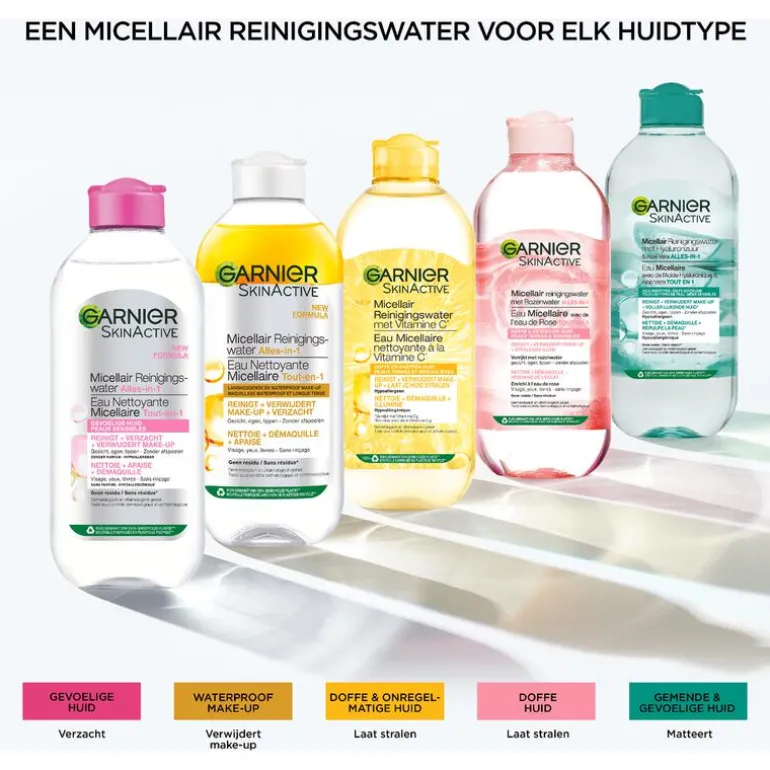 Garnier SkinActive Micellair Reinigingswater Gevoelige Huid 400 ML