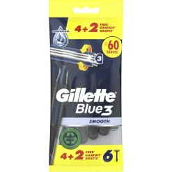 Gillette Blue3 Smooth Wegwerpmesjes 6 stuks