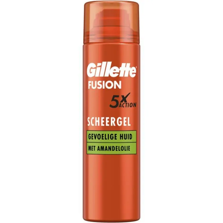 Gillette Fusion Scheergel Gevoelige Huid 200 ML