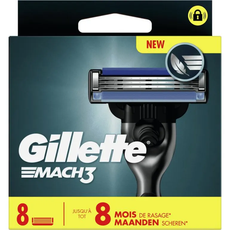 Gillette Mach3 Navulmesjes 8 Stuks