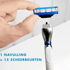 Gillette Mach3 Turbo Scheersysteem Met 2 Navulmesjes