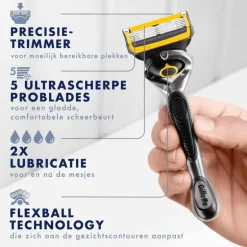 Gillette ProShield Scheersysteem Met 2 Navulmesjes