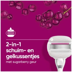Gillette Venus Comfortglide Sugarberry Scheersysteem 5 Blades + 1 mesje