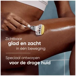 Gillette Venus Comfortglide Coconut Luipaard Scheersysteem 5 Blades plus 1 Mesje