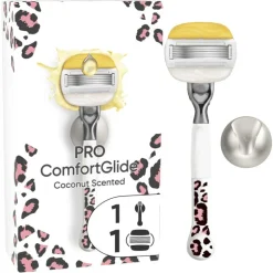 Gillette Venus Comfortglide Coconut Luipaard Scheersysteem 5 Blades plus 1 Mesje