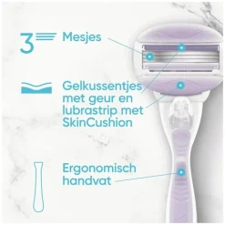 Gillette Venus ComfortGlide Breeze Navulmesjes 4 Stuks
