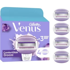 Gillette Venus ComfortGlide Breeze Navulmesjes 4 Stuks