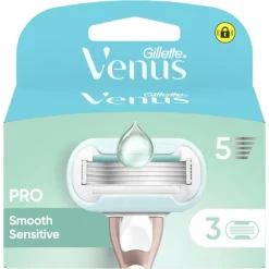 Gillette Venus Deluxe Smooth Sensitive Navulmesjes 3 Stuks