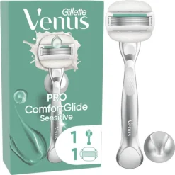 Gillette Venus Pro ComfortGlide Sensitive Scheersysteem 5 Blades + 1 Navulmesjes