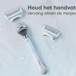 Gillette Venus Voor Huid En Schaamhaar Aloe Vera Navulmesjes 8 Stuks