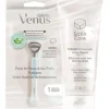 Gillette Venus Voor Huid en Schaamhaar Scheersysteem + Exfoliant