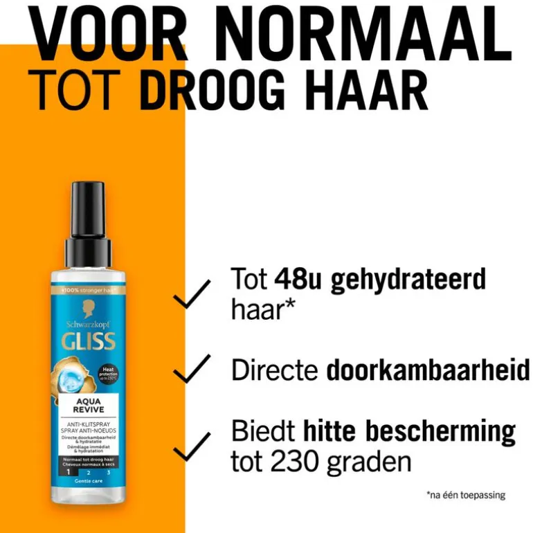 Gliss Aqua Revive Anti-Klitspray 200 ML