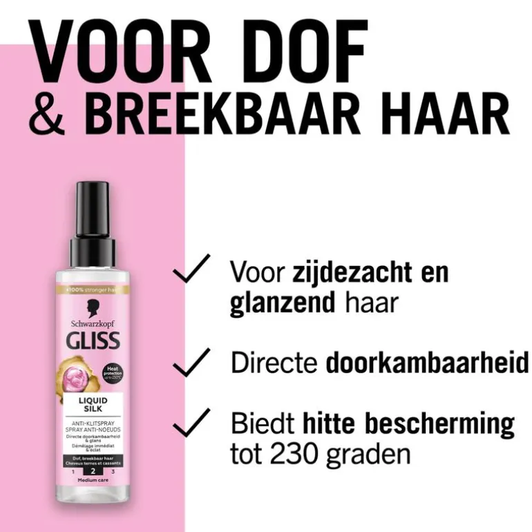 Gliss Liquid Silk Anti-Klitspray 200 ML