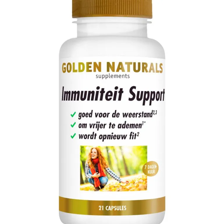 Golden Naturals Immuniteit Support 21 caps