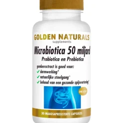 Golden Naturals Microbiotica 50 Miljard Capsules 30 stuks