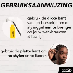 Got2b Glued 4 Brows & Edges 2-in-1 Gel 16 ML