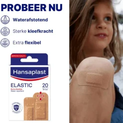 Hansaplast Elastic Waterproof Pleisters 20 Pleisters