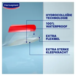 Hansaplast Second Skin Hydrocolloide Pleisters 10 strips
