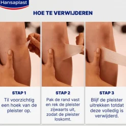 Hansaplast Second Skin Protection Waterproof en Transparante XL Eilandpleisters 3 stuks