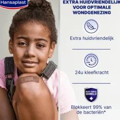 Hansaplast Sensitive Dark 20 stuks