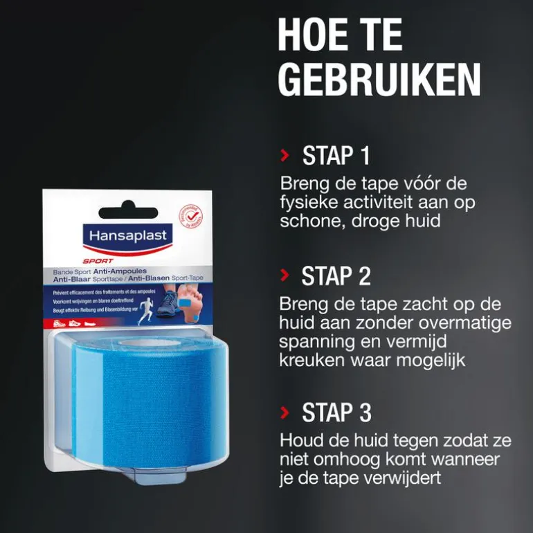 Hansaplast Sport Anti-Blaar Sporttape