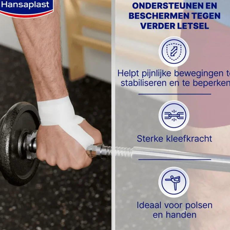 Hansaplast Sport Stevige Sporttape Breed 3,75 CM x 10 M