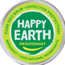 Happy Earth 100% Natuurlijke Bergamot Deodorant Balm 45 gram