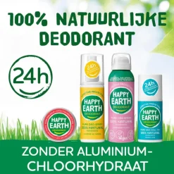 Happy Earth 100% Natuurlijke Lavender Deodorant Balm 45 gram