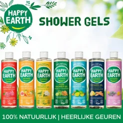 Happy Earth 100% natuurlijke Lemon Sandalwood Douchegel 300 ML