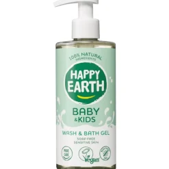 Happy Earth Zeepvrije Was & Badgel Baby & Kids 300 ml