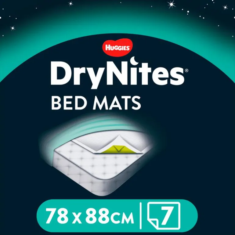 Huggies DryNites Matrasbeschermers Extra Absorberend 7 stuks