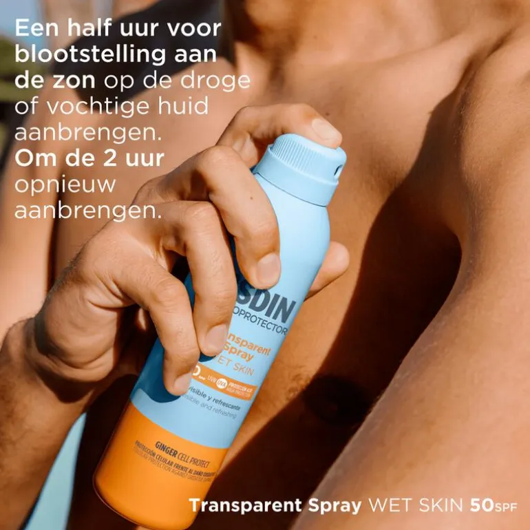 ISDIN Transparent Zonnebrand Spray Wet Skin SPF50 250 ML