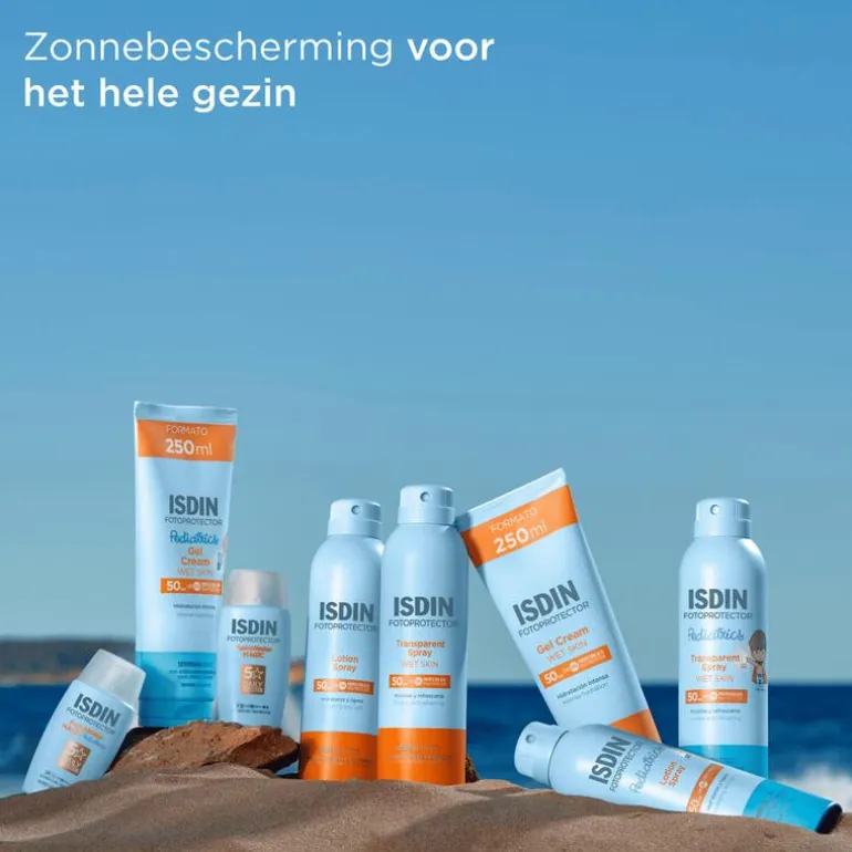 ISDIN Transparent Zonnebrand Spray Wet Skin SPF50 250 ML
