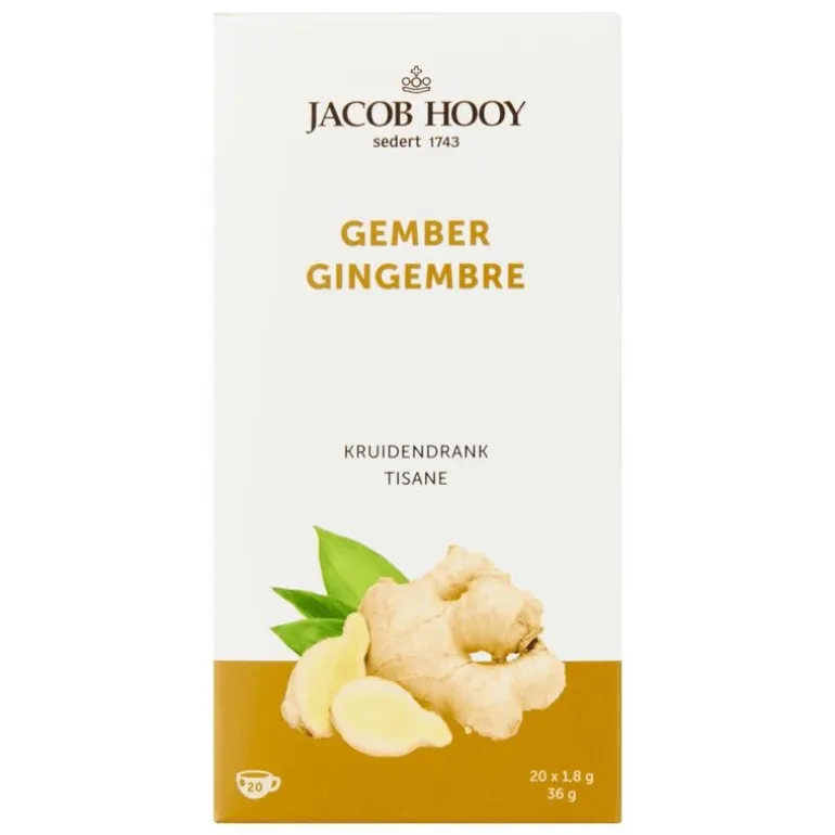 Jacob Hooy Kruidendrank Gember 20 stuks