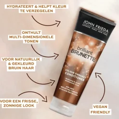 John Frieda Brilliant Brunette Colour Vibrancy Conditioner 250 ML