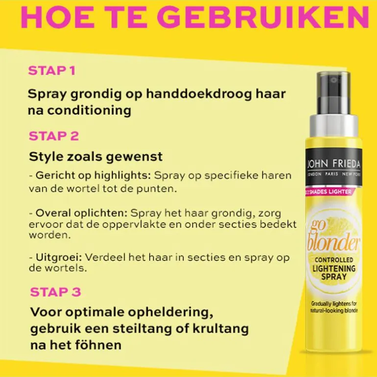 John Frieda Sheer Blonde Go Blonder Lightening Spray 100 ML