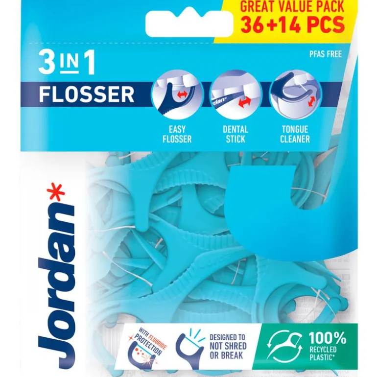 Jordan 3-in-1 Flosser - 36 Stuks