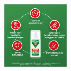 Jungle Formula Anti Muggenspray Maximum 50% DEET 75 ML