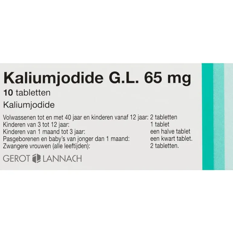 Kaliumjodide 10 stuks