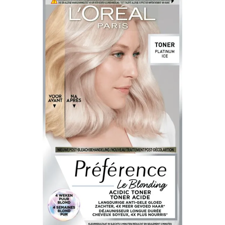 L Oréal Paris Préférence Toner Platinum Ice
