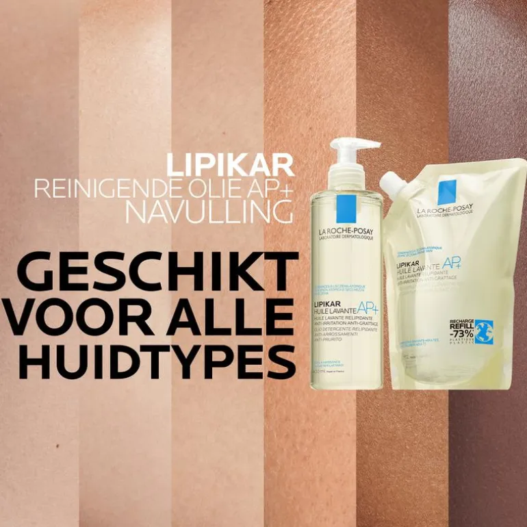 La Roche-Posay Lipikar Reinigingsolie AP+ Navulling 400ML