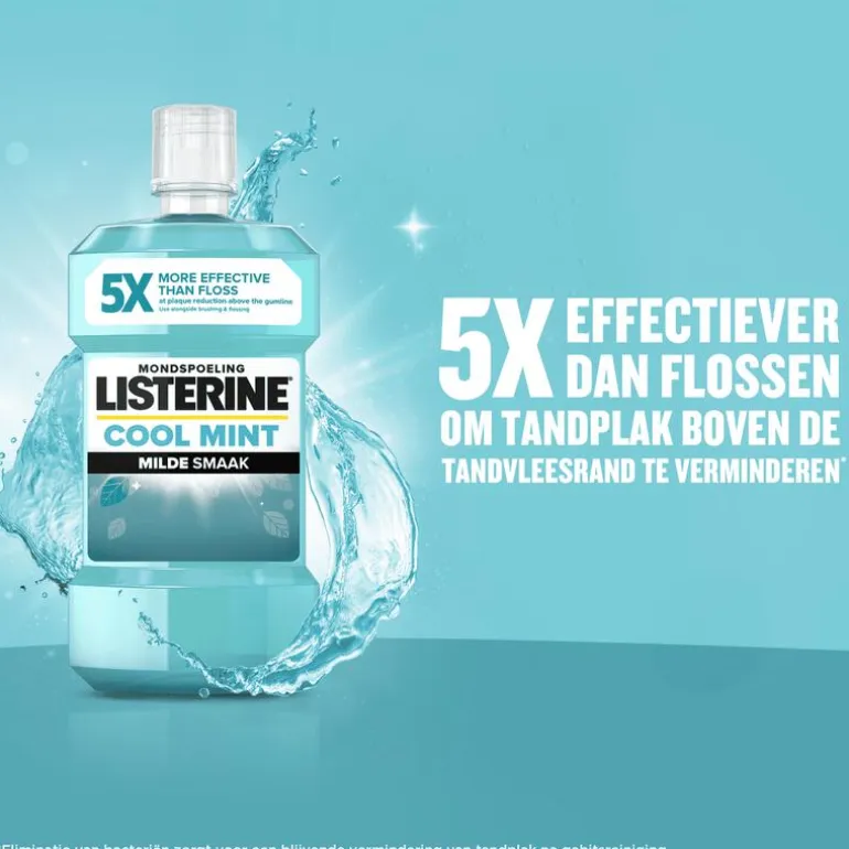 Listerine® Coolmint Milde Smaak Mondspoeling - 500 ML
