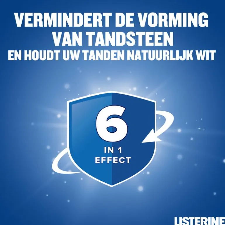 Listerine® Total Care Bescherming Tegen Tandsteen Mondspoeling - 500ML