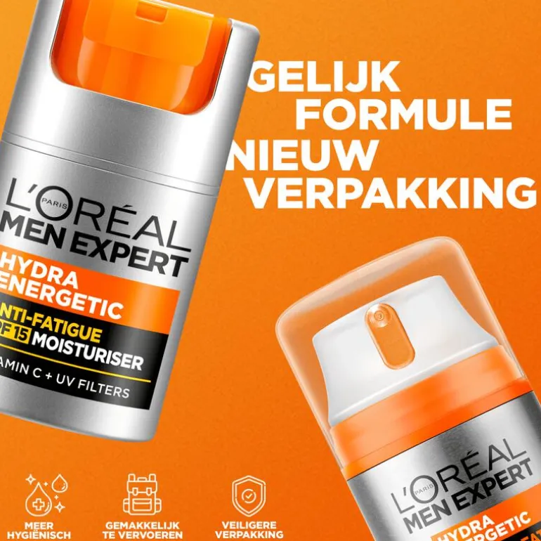 L'Oréal Hydra Energetic Hydraterende Gezichtscrème SPF 15 50ml