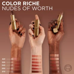 L'Oréal Paris Color Riche Satin 601 Nudes of Worth Lippenstift 4,5 GR
