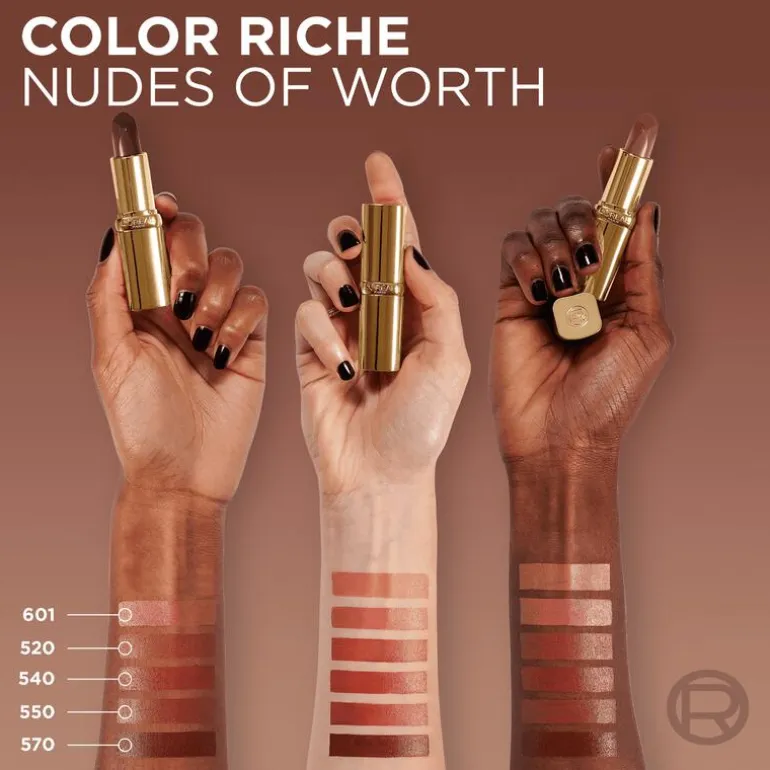 L'Oréal Paris Color Riche Satin 601 Nudes of Worth Lippenstift 4,5 GR