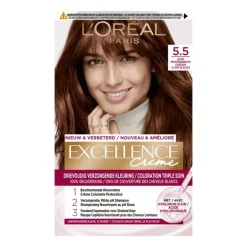 L'Oréal Paris Excellence Crème Verzorgende Crèmekleuring 5.5 Licht Mahoniebruin